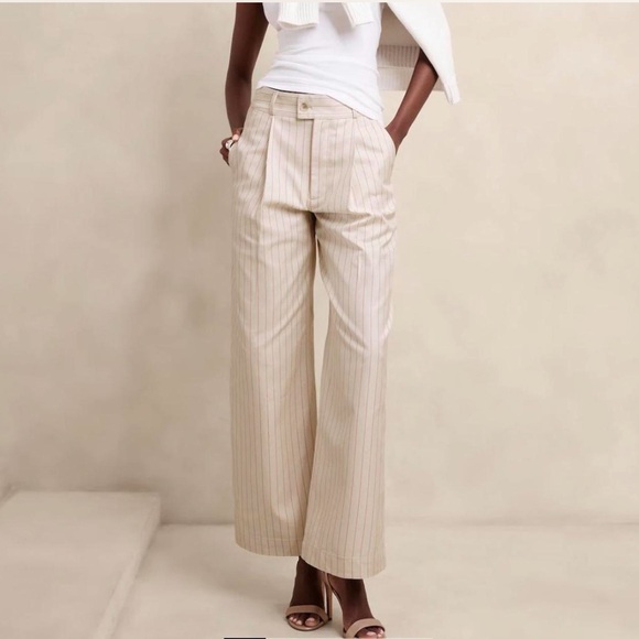 Banana Republic Other - Banana Republic Twill Wide Leg Pant